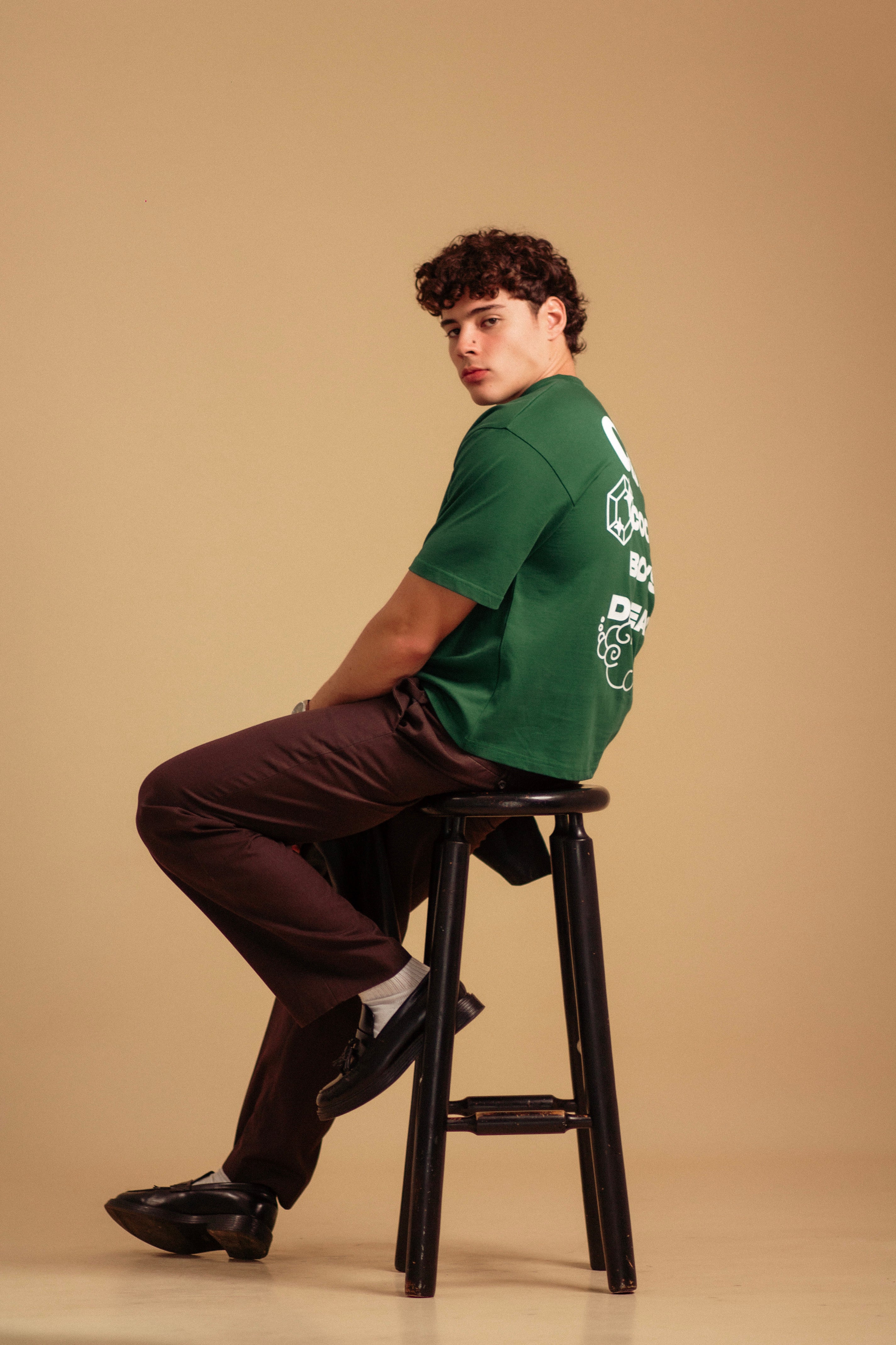 CBD  Boxy T-Shirt – Forest Green