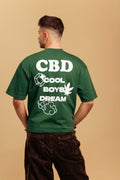 CBD  Boxy T-Shirt – Forest Green