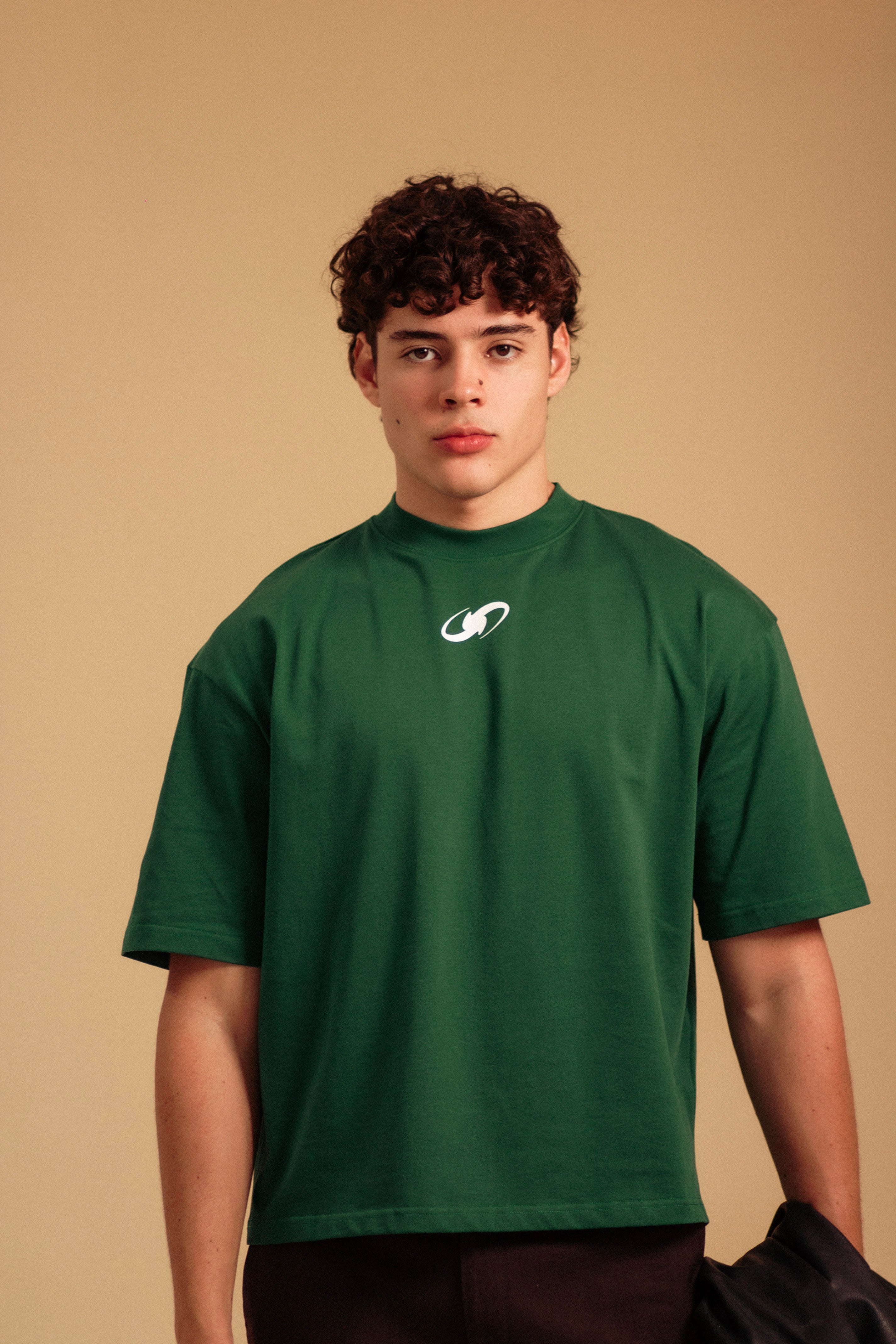 CBD  Boxy T-Shirt – Forest Green
