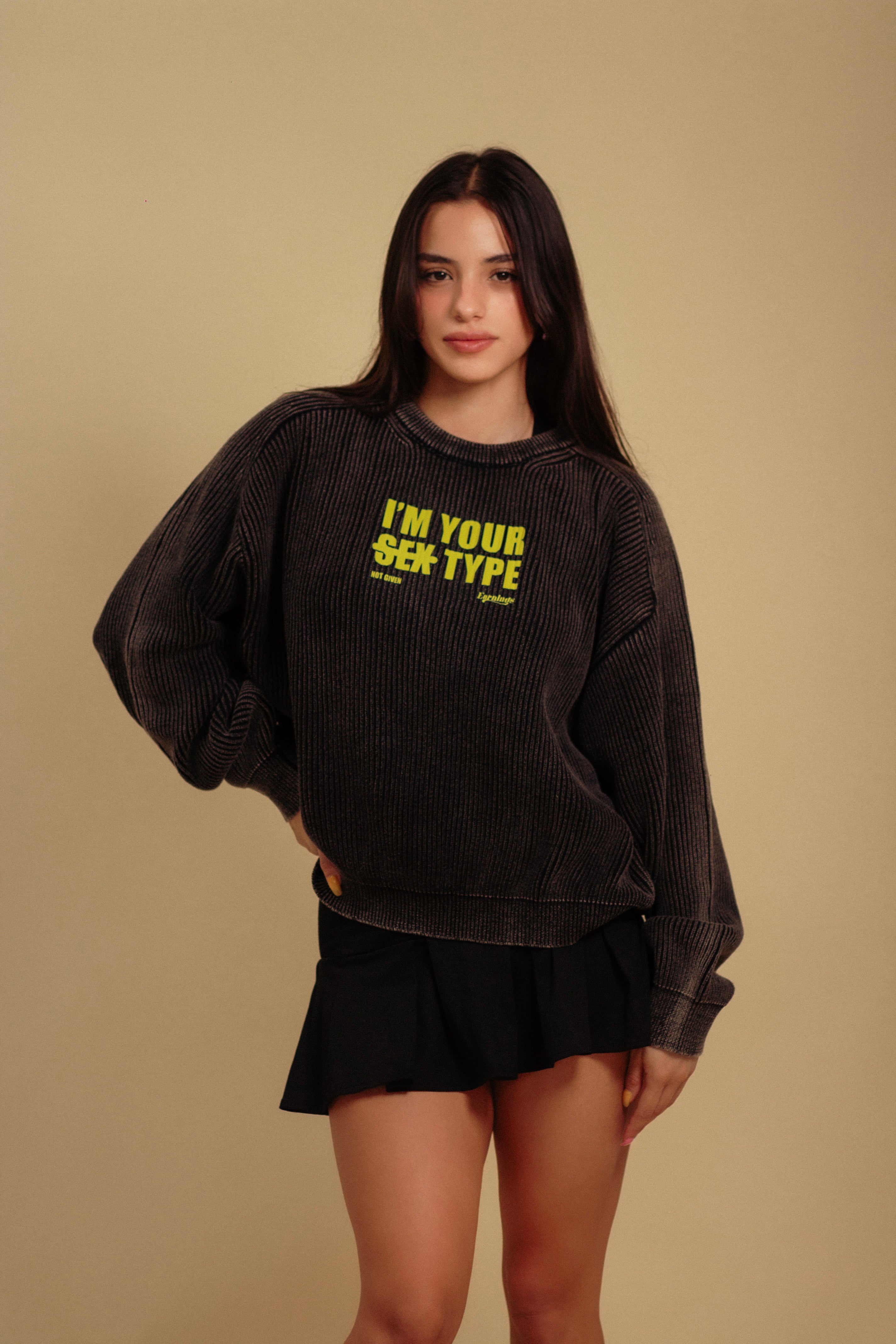 Sex Type Vintage Knit Sweater